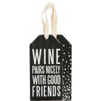 Bottle Tag Wine Pairs Nicely